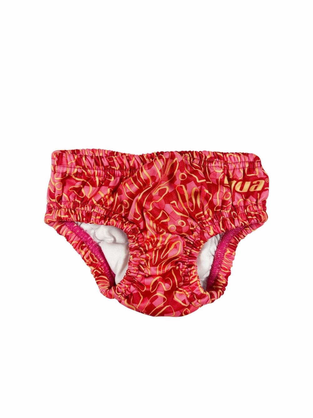 Aqua-Leisure Reusable Swim Diaper Pink Floral Print Size Small 3–6 Months